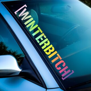 Winterbitch Auto Aufkleber slick oil