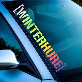 Winterhure Auto Aufkleber slick oil