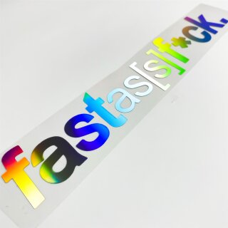 fast as(s) fuck. Auto Aufkleber slick oil