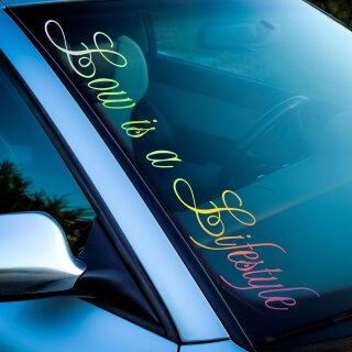Low is a Lifestyle Auto Aufkleber slick oil