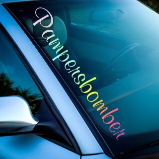Pampersbomber Autoaufkleber Tuningsticker Hologramm