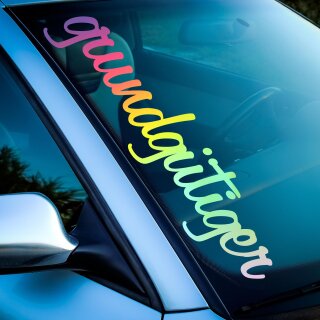grundg&uuml;tiger Auto Aufkleber Oilslick