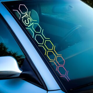 Wabenmuster TSI Auto Aufkleber (Hologramm)