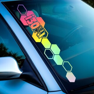 Wabenmuster i30N Auto Aufkleber (Hologramm)