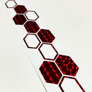 Rauten  Auto Aufkleber Hologramm Style Oilslick