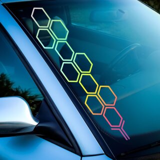Rauten Aufkleber Hologramm