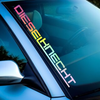 Dieselknecht Auto Aufkleber Hologramm Style Oilslick
