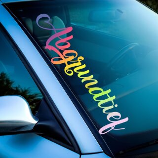 Abgrundtief Auto Aufkleber Hologramm Style Oilslick