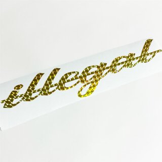 illegal - Auto Aufkleber Hologramm Style Oilslick