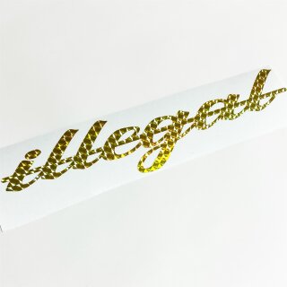 illegal - Auto Aufkleber Hologramm Style Oilslick