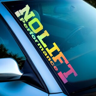 NO LIFT Performance Aufkleber Hologramm