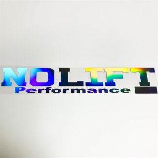 NO LIFT Performance Aufkleber Hologramm