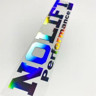 NO LIFT Performance Aufkleber Hologramm