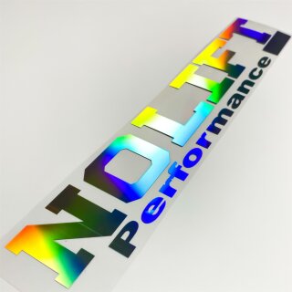 NO LIFT Performance Aufkleber Hologramm