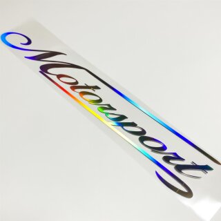 Motorsport Aufkleber Hologramm