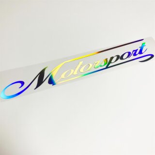 Motorsport Aufkleber Hologramm