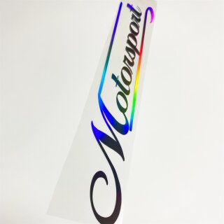 Motorsport Aufkleber Hologramm