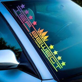 TIEF BEWEGT-Low is a Lifestyle Aufkleber Hologramm