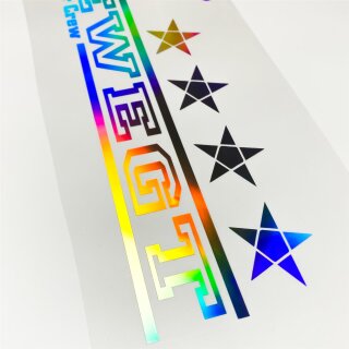TIEF BEWEGT-Low is a Lifestyle Aufkleber Hologramm