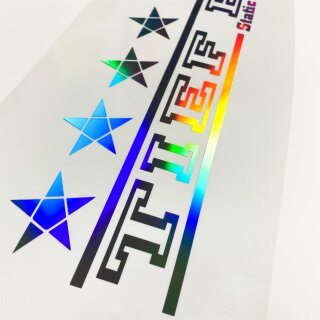 TIEF BEWEGT-Low is a Lifestyle Aufkleber Hologramm