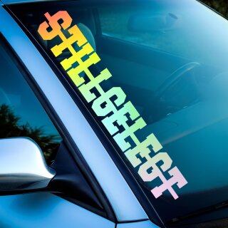 STILLGELEGT Aufkleber Hologramm