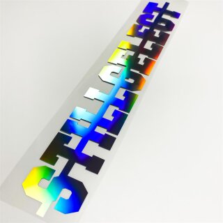 STILLGELEGT Aufkleber Hologramm