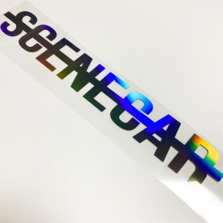 SCENECAR Aufkleber Hologramm