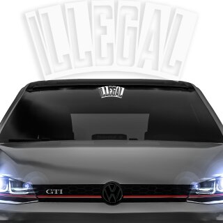 illegal Aufkleber Front