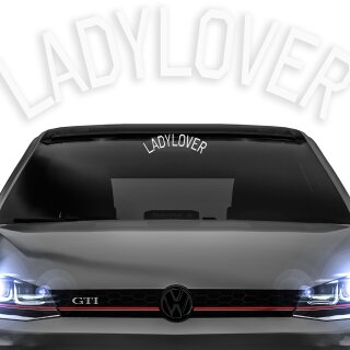 Ladylover Frontscheibenaufkleber