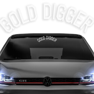 Gold Digger Frontscheibenaufkleber