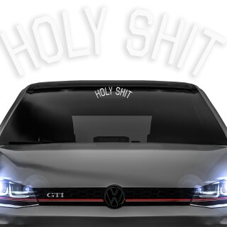 Holy Shit Frontscheibenaufkleber