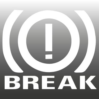 Break Aufkleber