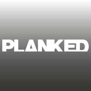 PLANKED Auto Aufkleber