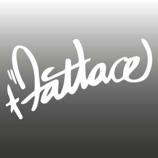 fatlace Scheiben Aufkleber