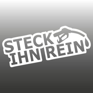 Steck ihn rein Aufkleber