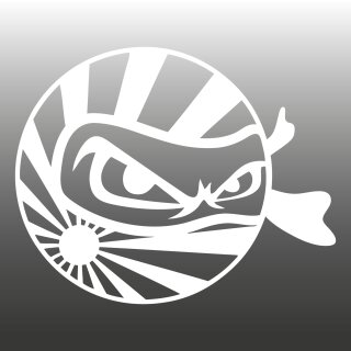 Rising-Sun Ninja Aufkleber