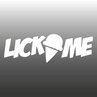 Lick me Aufkleber