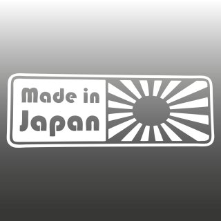 Made in Japan Rising-Sun Aufkleber